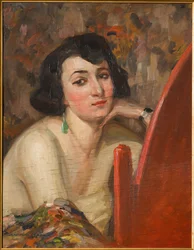 Woman at Mirror