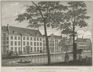 View of the Lutheran Orphanage in Amsterdam