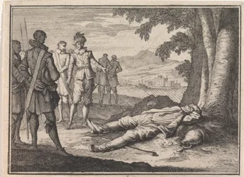 Philip the Good finds a drunken peasant under a tree