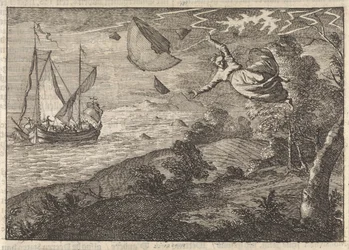 Strong Wind on the Coast of Malmö, 1679