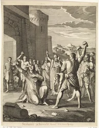 The Stoning of Stephen Outside the Gates of Jerusalem