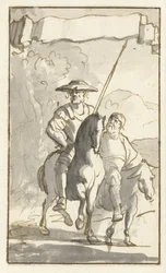 Title Page of Don Quixote Designs for the Fifth Part of Histoire de l