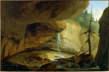 Cave with Waterfall