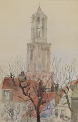 Tower of the Cathedral of Utrecht, Holland