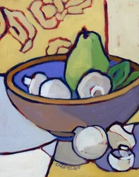The Humble Mushroom and Green Pear, 2025