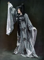 Opera singer Meyriane Heglon (1867-1942) as Lilith in opera 