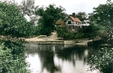 The River Dee at Chester, Cheshire, 1926