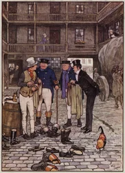 Illustration for The Pickwick Papers by Cecil Aldin