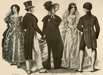 Clothing from 1812-1828, 1907, 1937