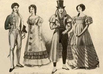 Clothing from 1824-1835