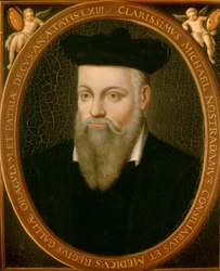 Portrait of Michel de Nostradamus, known as Nostradamus, astrologer