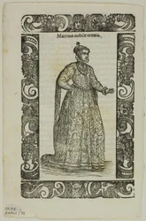 Leaf from Ancient and Modern Habits, plate 93 from Woodcuts from Books of the 16th Century