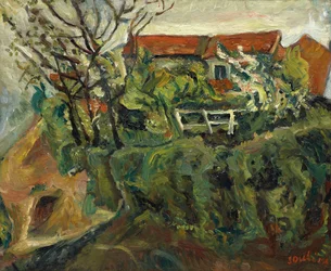 Houses in a landscape