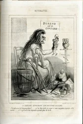 Illustration of Cham in Le Charivari