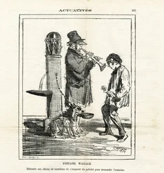 Illustration of Cham in Le Charivari