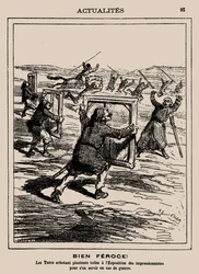 Ferocious! The Turks Buying Several Works at the Impressionist Exhibition, 1877