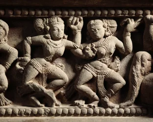 Detail from the Tra Kieu Pedestal