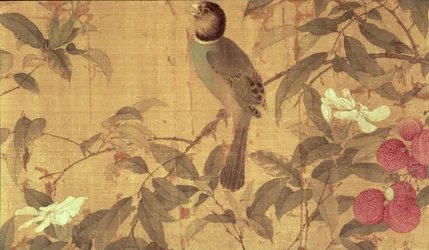 Birds and flowers (detail)