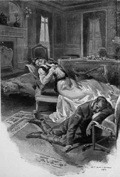Archduke Rudolf, Crown Prince of Austria (1858-1889), kills himself and his mistress, Baroness Mary Vetsera, in his hunting lodge at Mayerling - Drama of Mayerling: Archduke Rodolph of Habsburg (Habsburg-Lorraine) (1858-1889)