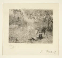Corot Painting: After Foubert