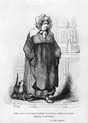 Madame Vauquer, illustration from 