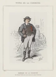 Member of the Commune, Citizen Valles at the Barricades of Place Vendome