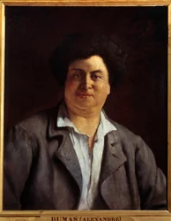Portrait of the Writer Alexandre Dumas Père