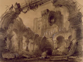 Ruins, scenery design for a performance of 
