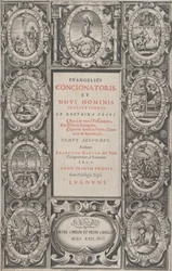 Frontispiece for Evangelicus Concionatoris, et Novi Hominis Institutionis