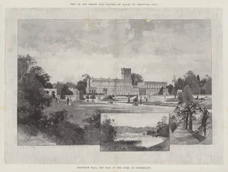 Visit of the Prince and Princess of Wales to Trentham Hall