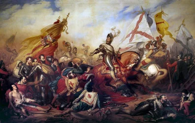 Wars of religion: King Henry IV of France at the Battle of Ivry