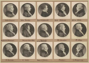 Saint-Mémin Collection of Portraits, Group 13
