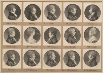 Saint-Mémin Collection of Portraits, Group 25
