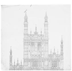 Drawing for the Houses of Parliament, c.1836-40