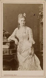 Portrait of the Opera Singer Caroline Salla