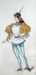 Costume Design for the first performance of 