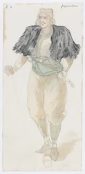 Holmès - The Black Mountain - Costume Designs by Charles Bianchini - 08b. Figuration