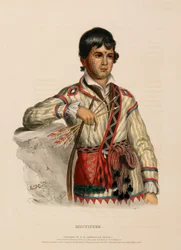 Mistippee, from History of the Indian Tribes of North America