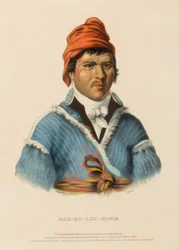 NAH-ET-LUC-HOPIE, from History of the Indian Tribes of North America