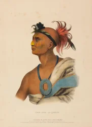 Tah-col-o-quoit, from History of the Indian Tribes of North America