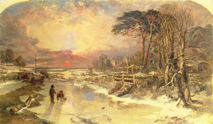 Winter Scene on the Thames