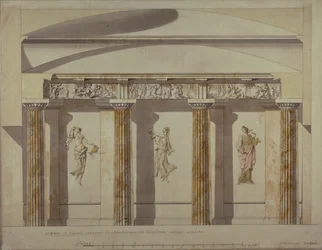 Design for the Large Cabinet in the Pavlovsk Palace
