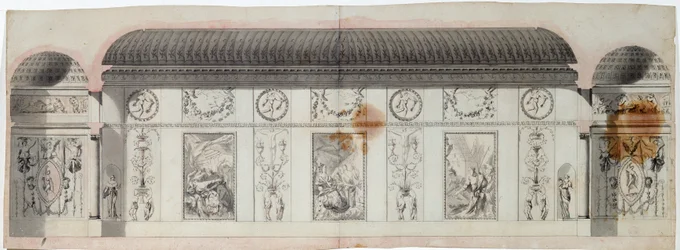 Interior design of the Catherine Palace, Tsarskoye Selo, Russia, 1780s
