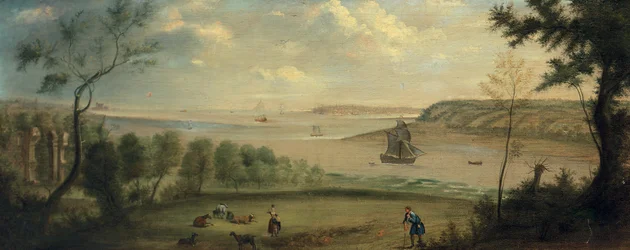 A Traveller Resting in the Grounds of Broke Hall, Suffolk