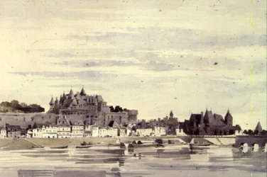 View of Amboise, France