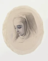 Head Study for Convent Thoughts