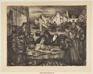 Sorrow in the Land of the Sea or The Victims of the Sea (proof b)