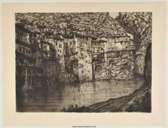 Pont-en-Royans (large plate) (proof a)