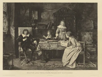 Milton Dictating Paradise Lost to His Daughter