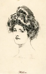 Helen, a Gibson Girl, c.1900